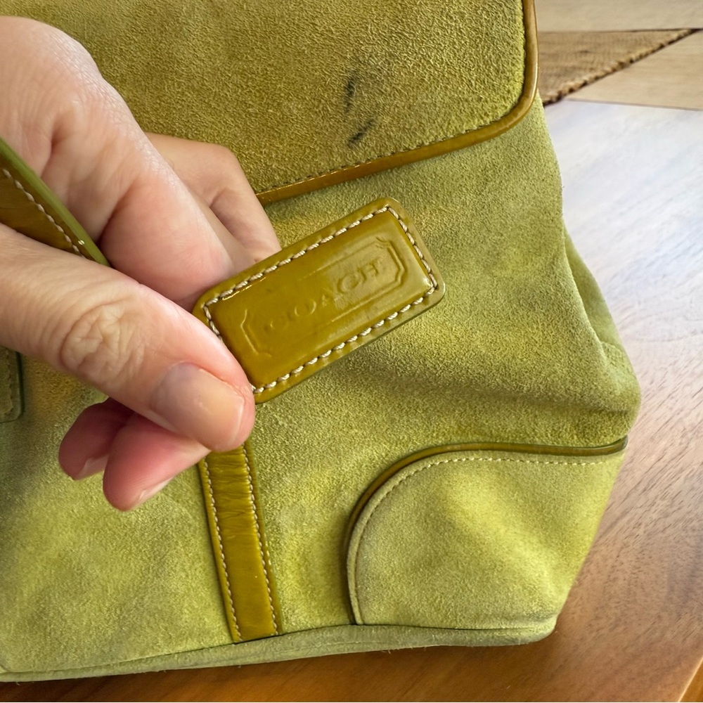 Coach green handbag - Picture 4 of 7